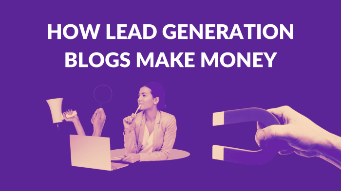 Leads generate blog successful