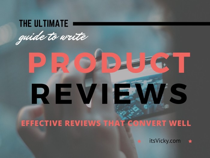 Writing Product Reviews