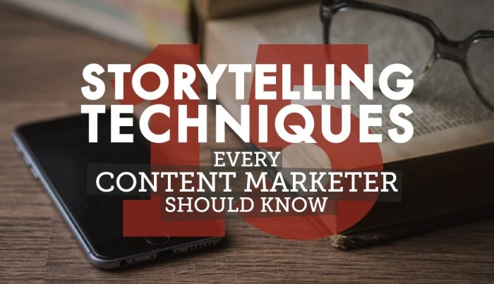 Creating Content with Storytelling Techniques