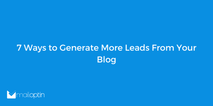 Using Blogging to Generate Leads